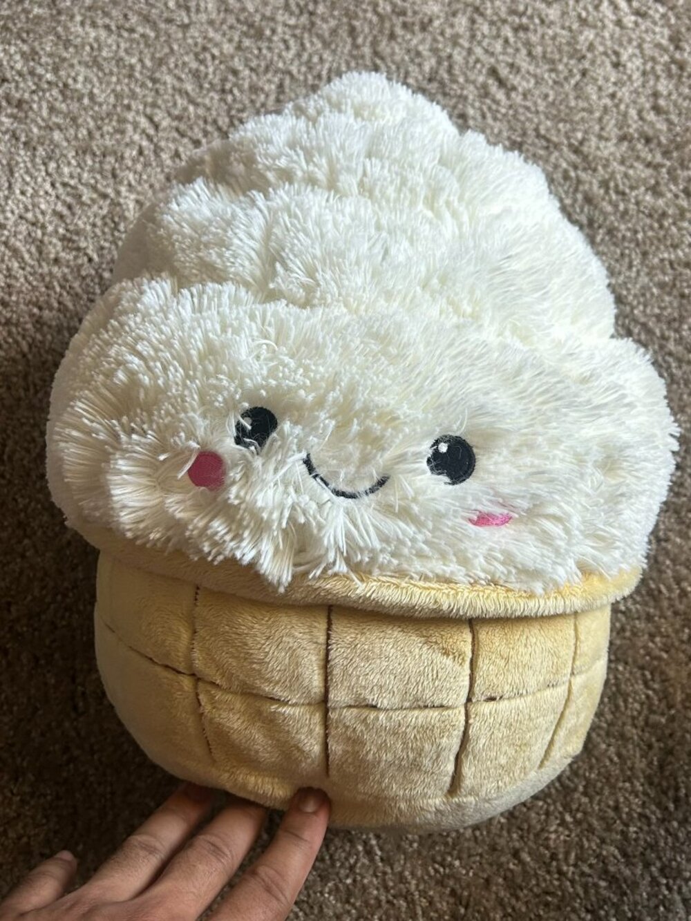 Squishable Mini Comfort Food Soft Serve Ice Cream Cone Plush